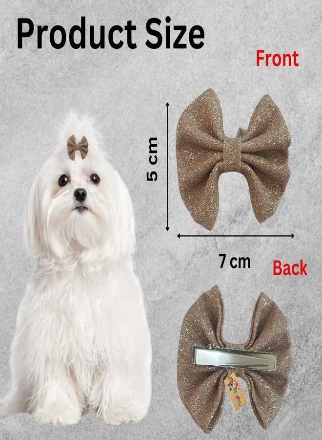 ويستيرن إرا مشبك شعر لامع للكلاب بتصميم مستوحى من العصر الغربي | إكسسوار أنيق ولامع للحيوانات الأليفة الصغيرة والمتوسطة والكبيرة | تثبيت محكم | مناسب للعناية الشخصية، وجلسات التصوير، وأعياد الميلاد، والمناسبات | لون وردي فاتح عصري - Image 4